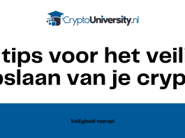 6 tips voor het veilig opslaan van je crypto